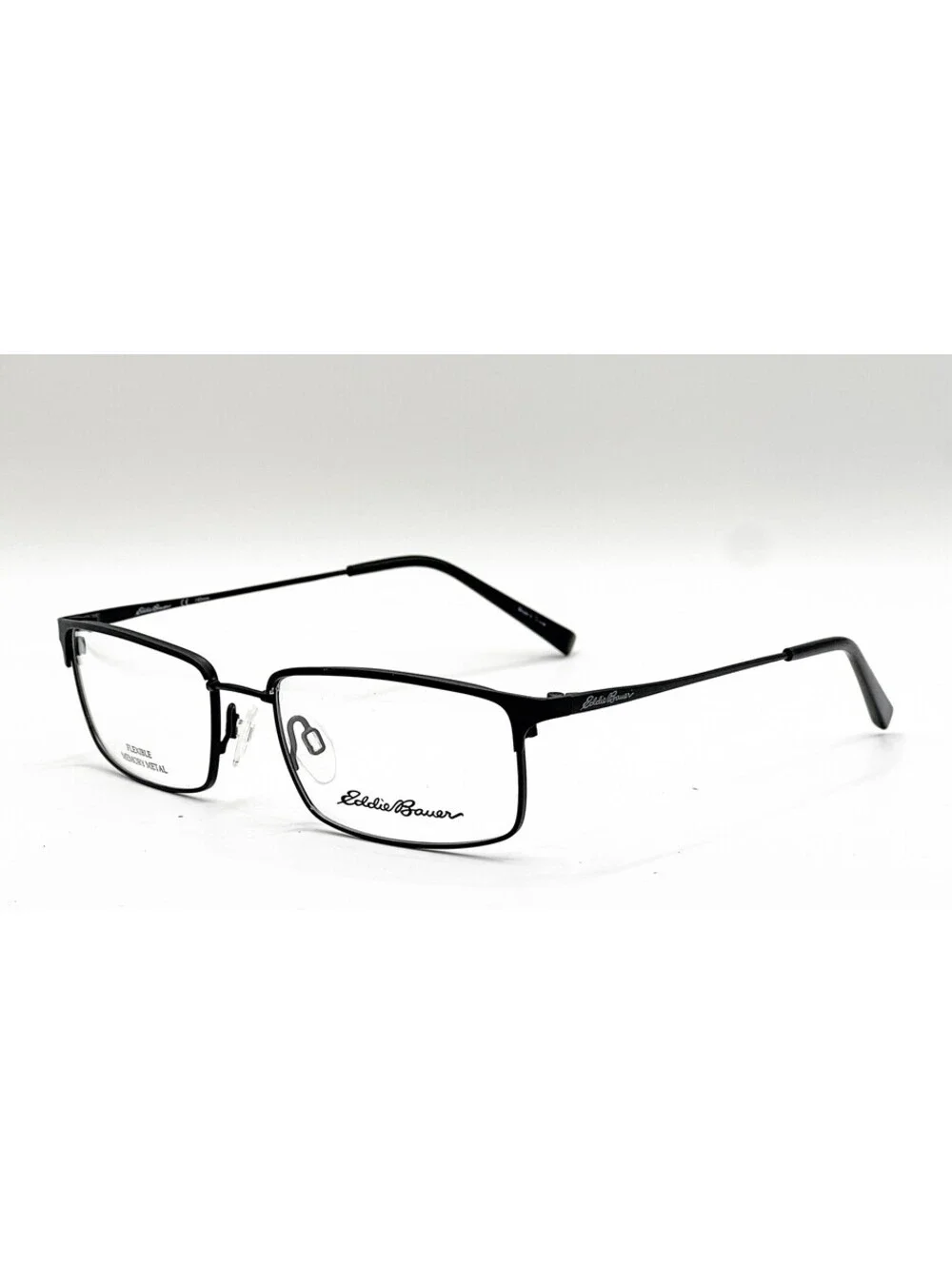 Eddie Bauer EB32031 BK Black Rectangle Authentic Eyeglass Frames 54-18-145
